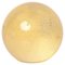 Pisapapeles Seguso esférico de cristal de Murano con polvo dorado, años 70, Imagen 1