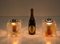 Lámparas de mesa de cristal de Murano Ice de Toni Zuccheri para Mazzega, años 70, Imagen 3