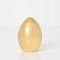 Pisapapeles Seguso Murano Egg de cristal de Murano con polvo dorado, años 70, Imagen 14