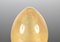 Pisapapeles Seguso Murano Egg de cristal de Murano con polvo dorado, años 70, Imagen 3