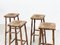 Rattan Bar Stools, 1970s, Set of 4 2