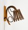 Apliques de bambú y ratán al estilo de Louis Sognot, Italia, años 60, Imagen 6