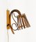 Apliques de bambú y ratán al estilo de Louis Sognot, Italia, años 60, Imagen 12