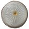 Golden Button, Gorgeous Murano Ceiling Light, 1980s, Image 1