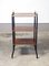 Antique Napoleon III Table with Shelves in Inlaid Wood, 1800, Image 7