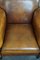 Art Deco Sheep Leather Chair 6