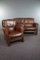 Sheep Leather Sofa and Armchair, Set of 2 1