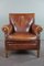 Club chair vintage in pelle di pecora, Immagine 3