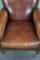 Vintage Club Chair in Sheep Leather 7