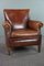 Fauteuil Club Vintage en Cuir de Mouton 2