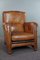 Vintage Modern Club Chair in Sheep Leather 2