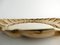 Large Swedish Grace Oval Brass Tray by Firma Lars Holmström, Sweden, 1940s 12