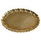 Large Swedish Grace Oval Brass Tray by Firma Lars Holmström, Sweden, 1940s, Image 2