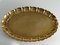 Large Swedish Grace Oval Brass Tray by Firma Lars Holmström, Sweden, 1940s 6