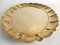 Large Swedish Grace Oval Brass Tray by Firma Lars Holmström, Sweden, 1940s 10