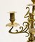 Urnas doradas de decoración con manto de reloj de porcelana de Delft, Imagen 7
