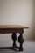 19th Century Antique Baroque Dining / Desk Table in Oak, Danish Cabinetmaker 9