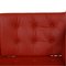 Spokeback Sofa in Red Leather by Børge Mogensen, 1960s, Image 14