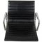 Sillas de escritorio Ea-108 de cuero negro de Charles Eames, años 90. Juego de 2, Imagen 5