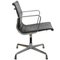 Ea-108 Schreibtischstühle aus schwarzem Leder von Charles Eames, 1990er, 2er Set 3