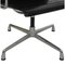 Ea-108 Schreibtischstühle aus schwarzem Leder von Charles Eames, 1990er, 2er Set 19