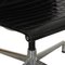 Ea-108 Schreibtischstühle aus schwarzem Leder von Charles Eames, 1990er, 2er Set 17