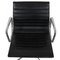 Chaises de Bureau Ea-108 en Cuir Noir par Charles Eames, 1990s, Set de 2 18