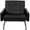 Pk-31/1 Lounge Chair in Black Leather by Poul Kjærholm, 1999 1