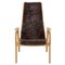 Lamino Lounge Chair in Wool by Yngve Ekstrom, 1980s 1