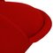 Sedia Cone in tessuto rosso Hallingdal di Verner Panton, anni '90, Immagine 8