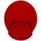 Sedia Cone in tessuto rosso Hallingdal di Verner Panton, anni '90, Immagine 5