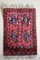 Small Red Afghan Wool Rug 1