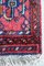 Alfombra pequeña de lana afgana roja, Imagen 3