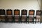 Victorian Oak and Leather Dining Chairs, Set of 10 8