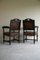Victorian Oak and Leather Dining Chairs, Set of 10 10