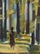 Park Stroll, Dipinto ad olio, anni '50, con cornice, Immagine 13