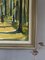 Park Stroll, Oil Painting, 1950s, Framed 8