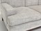 Large Vintage Grey Fabric and Walnut Sofa, Image 12