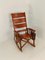 Safari Rocking Chair with Leather 7