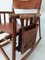 Safari Rocking Chair with Leather 9