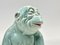 Art Deco Blue Gloss Seated Monkey Figurine No 397 by Owen for Beswick, 1940s 4