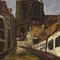 Dutch Artist, View of Cathedral, 1960, Oil on Canvas, Framed, Image 2