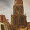 Dutch Artist, View of Cathedral, 1960, Oil on Canvas, Framed 6