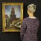 Dutch Artist, View of Cathedral, 1960, Oil on Canvas, Framed, Image 10
