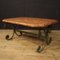 French Iron Coffee Table with Marble Top, 1970s 10