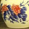 Jarrón chino de cerámica pintada, década de 2000, Imagen 4