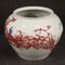 Chinesische Vase aus bemalter Keramik mit Blumen und Tieren, 2000er 2