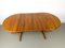 Danish Round Extendable Dining Table in Teak, 1990s 6