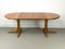 Danish Round Extendable Dining Table in Teak, 1990s 3