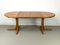 Danish Round Extendable Dining Table in Teak, 1990s, Image 3